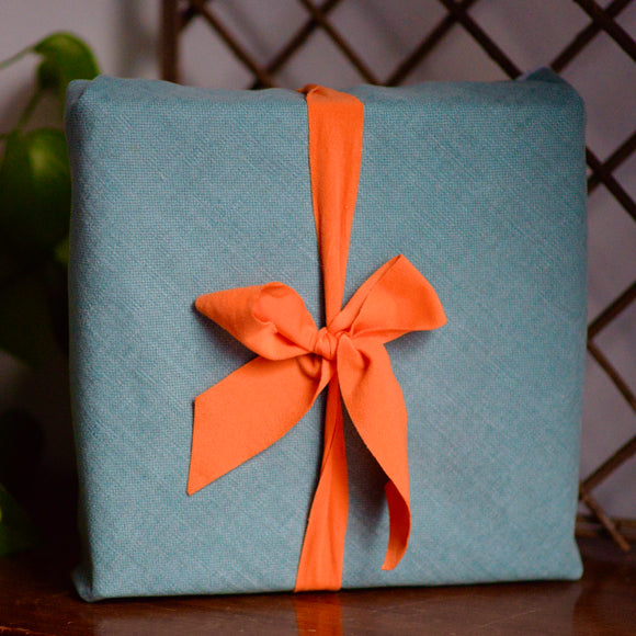 Reusable Fabric Gift Wraps with Strings attached