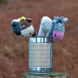 Pencil Toppers "Farm Animals", knitted