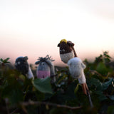 Pencil Toppers "Farm Animals", knitted