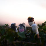Pencil Toppers "Farm Animals", knitted
