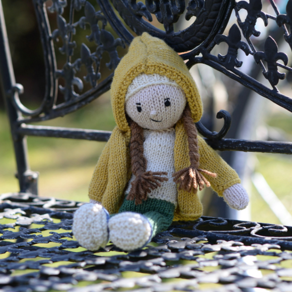 Greta Thunberg doll | knitted | Size L