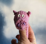 Pencil Toppers "Farm Animals", knitted